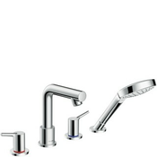 HANSGROHE kopalniška armatura dvoročna za kopalno kad s prho Talis S 72419000 krom