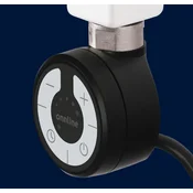 IN MOA 300W radiatorski grelec, črn RAL 9005, spiralni kabel z vtičem