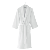 Uniseks kopalni plašč MICRO COTTON M Bela