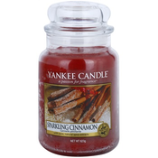 Yankee Candle Sparkling Cinnamon Mirisna svijeca 623 g Classic velika