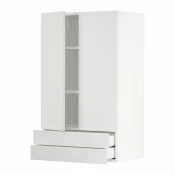 METOD / MAXIMERA Zidni ormaric s 2 vrata/2 fioke, bela/Stensund bela, 60x100 cm