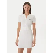 Guess Pletena obleka V6RK08 Z4642 Bela Slim Fit