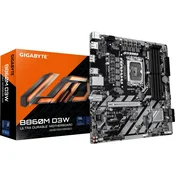 Gigabyte GIGABYTE B860M D3W matična plošča, LGA 1851, DDR5, 2x PCIe 4.0 M.2