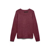 VERO MODA Pulover VMDoffy vinsko rdeča