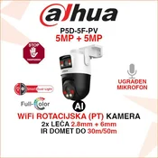 DAHUA SMART DUAL LIGHT AI WIFI ROTACIJSKA KAMERA SA 2 LECE P5D-5F-PV