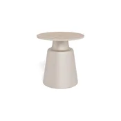 Konferenčna mizica SANTORINI O 45 cm, bež/siva/keramika