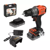 BLACK+DECKER Akumulatorska bušilica/odvijac 18 V Powerconnect, 1 x 2 Ah, BCD382D2XK