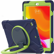 MASKA TECH-PROTECT X-ARMOR IPAD 10.2 2019 / 2020 / 2021 NAVY/LIME