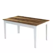 Hanah Home Milan 520 Trpezarijski sto, Braon-Beli