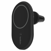 BELKIN Avtomobilski polnilec MagSafe iPhone 10 W, nosilec za zracnik, Belkin Boost Charge - crn, (20524341)