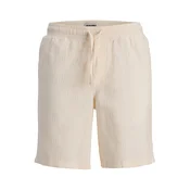 Jack & Jones Kratke hlače iz tkanine St.Jaiden 12293471 Kremna Relaxed Fit