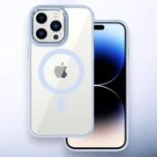 Infostyle Ovitek Magnetic Clear - MagSafe za iPhone 11 Pro Max/XS Max Svetlo modra/PC + TPU silikon