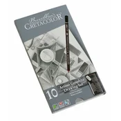 Umjetnicki kpl Cretacolor artino graphite 10/1 (monolitni grafit, crni pastel, olovke, gumica…)