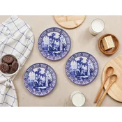 Hermia Set dezertnih tanjira, 6 komada, Plavi