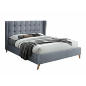 Krevet Houston 1706 (Siva) Bracni, Siva, 160x200, Tkanina, Basi a doghePodnice, 172x219x113cm