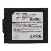 Baterija za Panasonic DMC-FZ10 (equ.CGA-S002) 680mAh, Li-ion