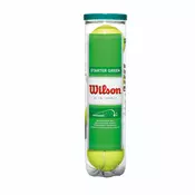Wilson STARTER PLAY GREEN 4ER, teniska loptica, žuta WRT13740