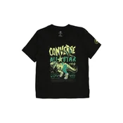 CONVERSE Majica DINOS zelena/svetlo zelena/črna/bela