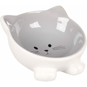 Flamingo Puzi Cat bowl Grey 125ml