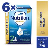 NUTRILON Naknadno mlijeko za dojenčad 2 Advanced 6x 1000 g, 6+