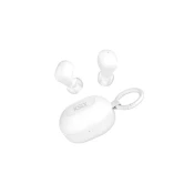 KSIX Neutron Wireless Headphones USB-C Carabiner Clip, White
