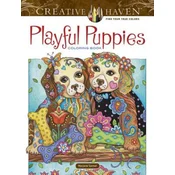 Creative Haven Playful Puppies Coloring Book (working title)