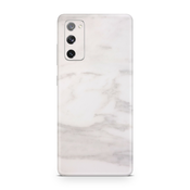 Skin za Samsung Galaxy S20 FE / S20 FE 2021 EXO® by Optishield - white marble (Back only)