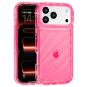 Aurora Wave maska za iPhone 17 Pro - crvena