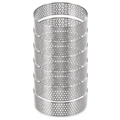 shumee Jeklen model za tartlete s perforiranim robom 7 cm 6 kosov.