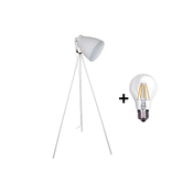 LED Stojeca lampa 1xE27/8W/230V bijela 145cm
