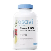 Osavi Vitamin C z rutinom in šipkom, 1000 mg vitamina C z rutinom in šipkom, 180 veganskih kapsul