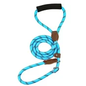 shumee Povodec za ovratnico ZA PSA, nedrseč, moder, dolžina 130 cm, premer 10 mm