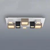 LED-stropna svetilka PURE Manhatten, večbarvna, 8-žarilna, CCT - Hodnik - Sodobni - večbarvni - Aluminij