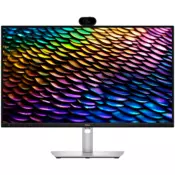Monitor Dell Pro 27 P2726DEV, 2560x1440, QHD, 100 Hz, IPS Antiglare, 16:9, 1500:1, 350 cd/m2, 8 ms/5 ms, 178/178 ,2xDP, HDMI, 2xUSB-C, 3xUSB-A, 1xUSB-B, RJ-45, Cam, Tilt, Swivel, Pivot, Height Adjust,
