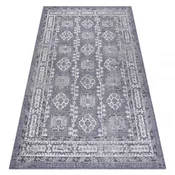 eoshop Preproga SISAL SION vzorec okvir, ornament vintage 2832 flat weave blue/pink/ecru ( - Velikost: 140x190 cm)