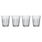 Set of 4 drinking glasses, made from glass, 160 ml, Provence - Dural