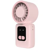INF F36 Mini ročni ventilator – polnljiv, termoelektrično hlajenje Pink, (5000306736)
