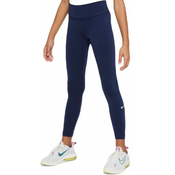 Dječje trenirke Nike Girls Dri-Fit One Legging - midnight navy/white