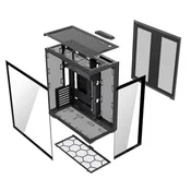 Modecom MODECOM Volcano SPACE XL Full Tower Črna ARGB, Računalniško ohišje