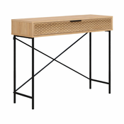 Stranska mizica v hrastovem dekorju 35.5x110 cm Ecrin – Marckeric