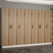 Hanah Home Ormar Noah-8227, 315x210x35 cm, Boje hrasta