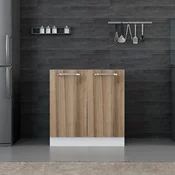 Hanah Home kuhinjski element Minar 4129, 80 cm, beli / dore