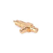shumee Kotni adapter (T) RCA cinch vtič - 2x RCA cinch vtičnica vitalco (P1)