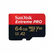SanDisk 64GB Extreme PRO SDSQXCU-064G-GN6MA sa adapterom