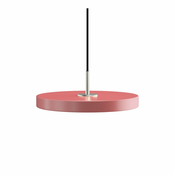 Rožnata LED viseča svetilka s kovinskim senčnikom o 31 cm Asteria Mini – UMAGE