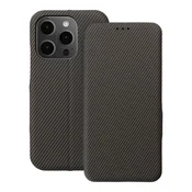OEM FOLIO Side Magnet etui za iPhone 14 Pro, rjava