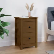 Nocni ormaric boja meda 40x35x61,5 cm od masivne borovine