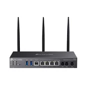 TP-Link DR3650V OMADA ADSL/VDSL prehod (AX3000, 3xRJ11(2xFXS, 1xDSL), 2, 4GHz/5GHz, 1xGbELAN/WAN, 4xGbE, 2xUSB3.0)