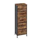 Songmics Predalnik s 5 predali ozek tekstilni kabinet za hodnik 39