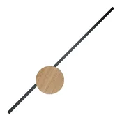 TK Lighting LED stenska svetilka 36W JAVA II BLACK WOOD 1441